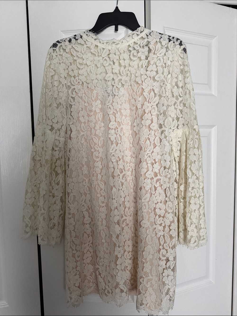 Endless Rose Ivory Lace Shift Dress
